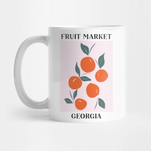 Fruit Market Georgia Peach Mug